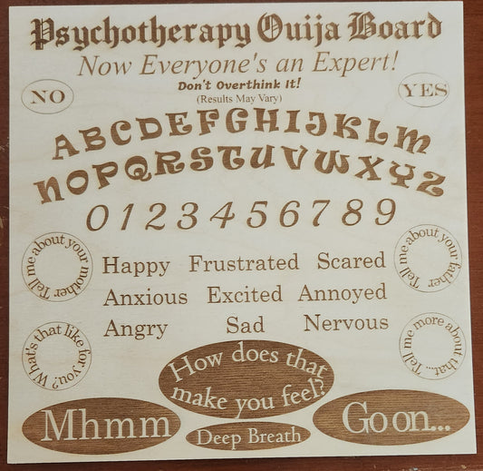 Psychotherapy Ouija Board + Planchette