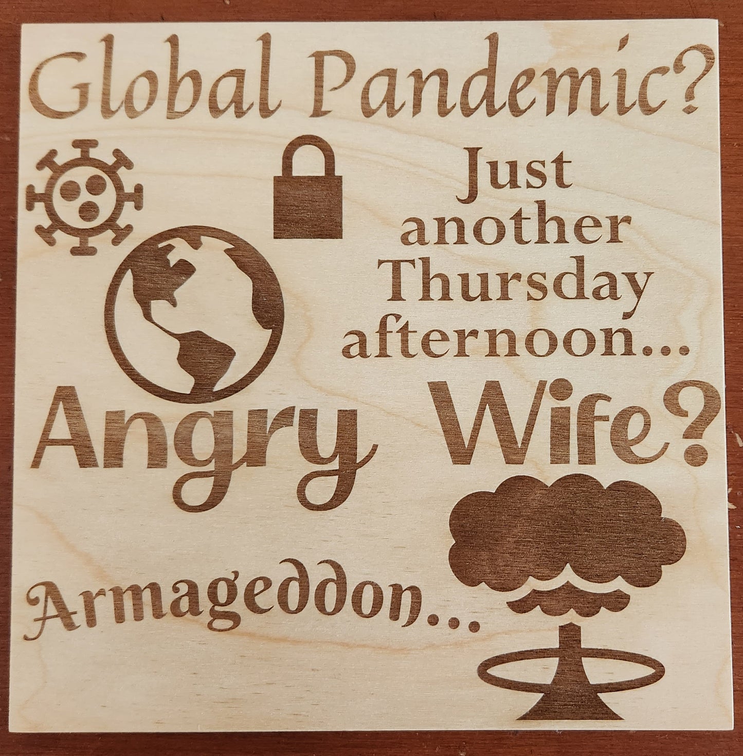 Pandemic vs Angry Wife