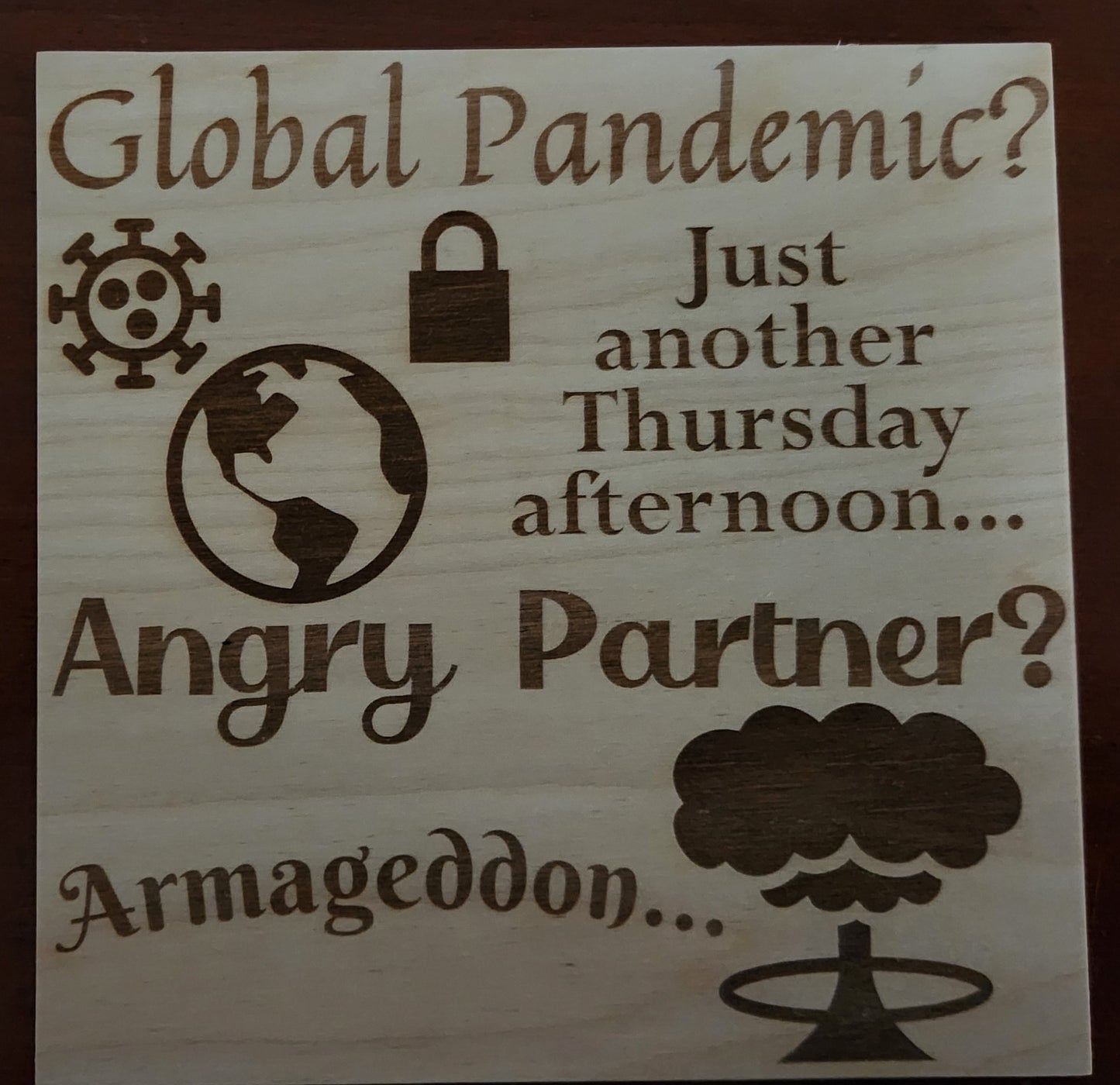 Pandemic vs Angry Partner