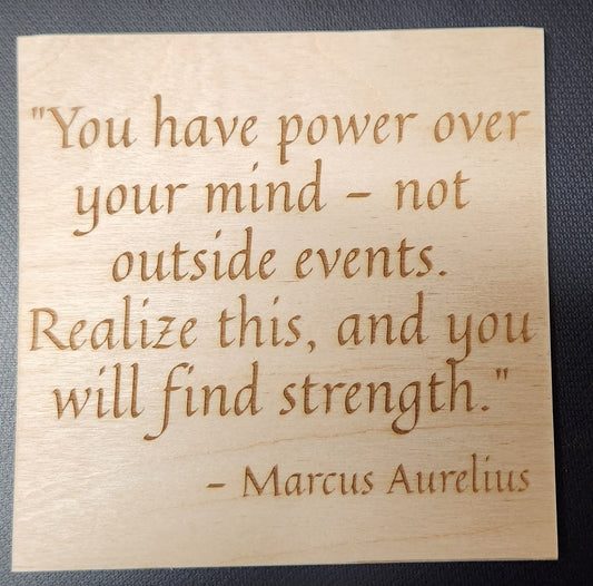 Power over your mind, not outside events