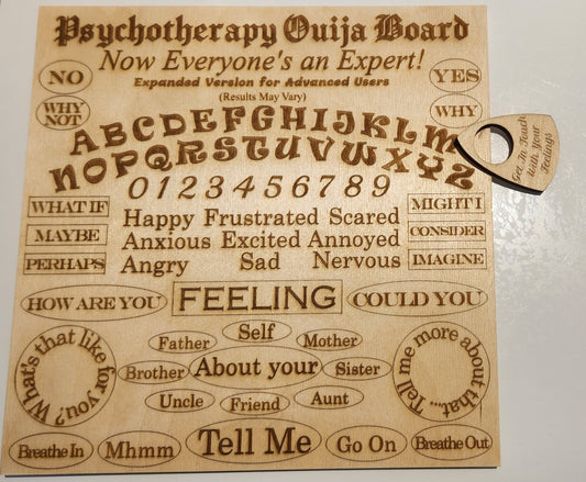 Psychotherapy Ouija Board (Advanced Version) + Planchette