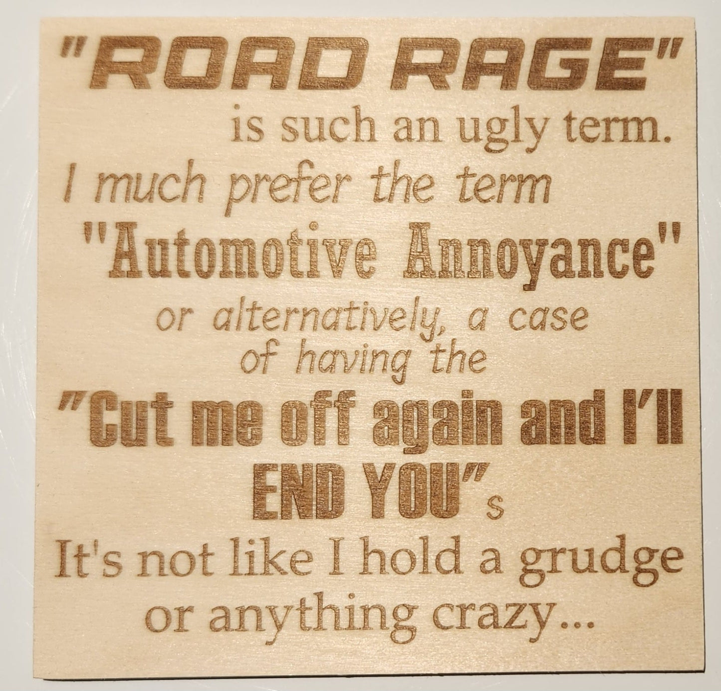 Road Rage is Ugly