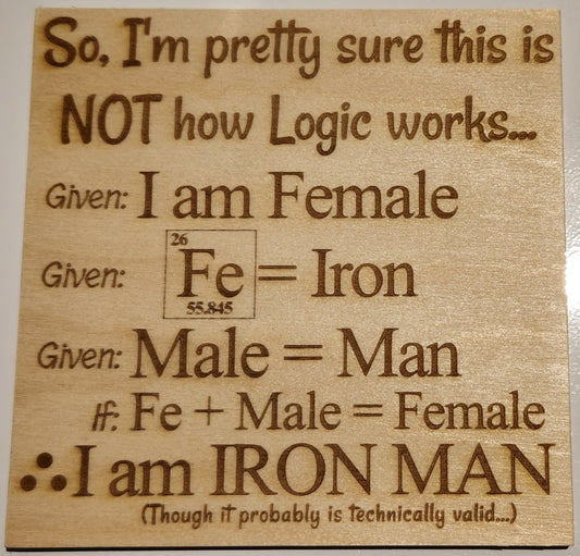 Female = IRON MAN?