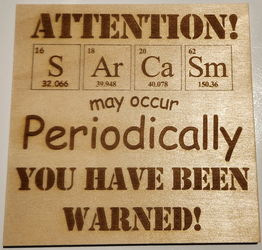 Periodic Sarcasm